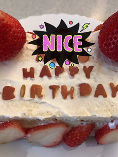 ホットケーキ 厚い 2歳誕生日ケーキ-レシピのメイン写真