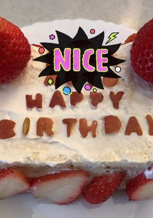 ホットケーキ　厚い　2歳誕生日ケーキ-レシピのメイン写真
