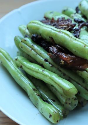 【中華料理】鯪揚げ豆豉とインゲン豆の炒め-レシピのメイン写真