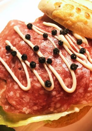 塩漬け胡椒が香る【ベーグルサンド】-レシピのメイン写真