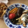 ケールと肉巻き