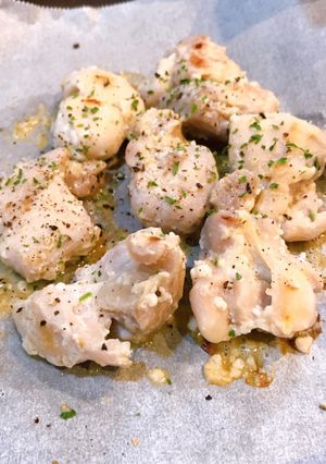簡単！鶏肉のレモンガーリック炒め-レシピのメイン写真