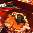 塩麹鶏肉でお雑煮
