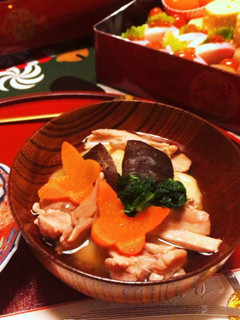 塩麹鶏肉でお雑煮-レシピのメイン写真