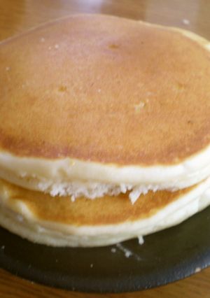 ふんわりふわふわ☆米粉のパンケーキ-レシピのメイン写真