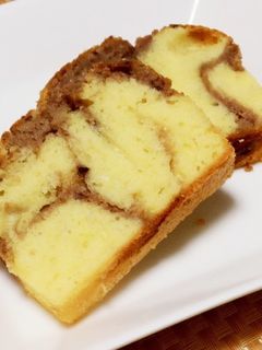 ブルーベリーのマーブルパウンドケーキ-レシピのメイン写真
