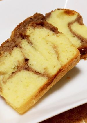 ブルーベリーのマーブルパウンドケーキ-レシピのメイン写真