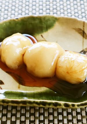 硬いお餅を美味しく!餅のみたらしだんご風-レシピのメイン写真
