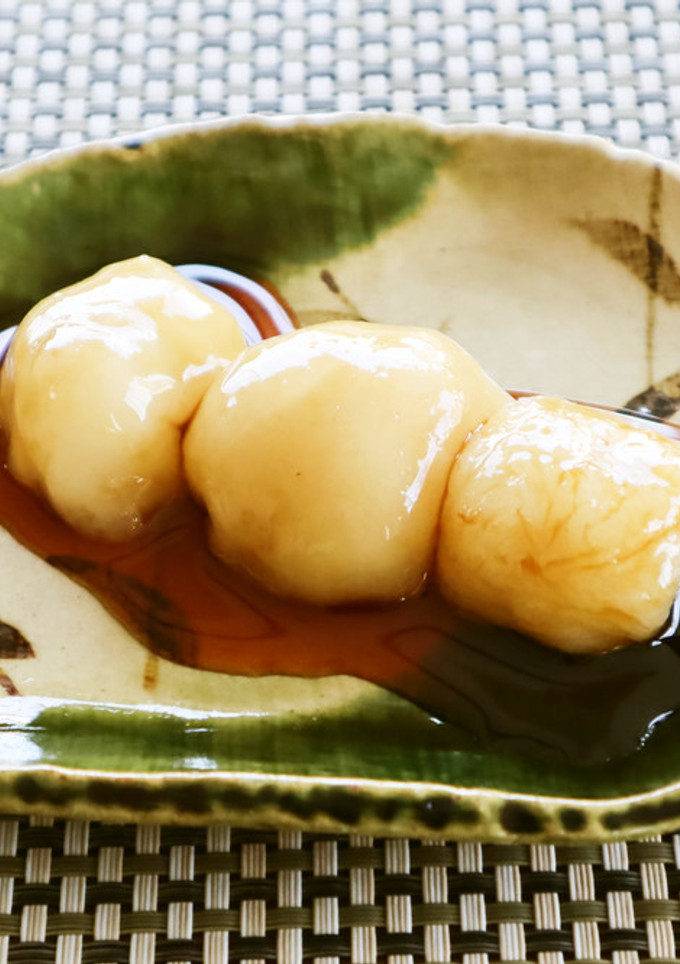 硬いお餅を美味しく！餅のみたらしだんご風-レシピのメイン写真