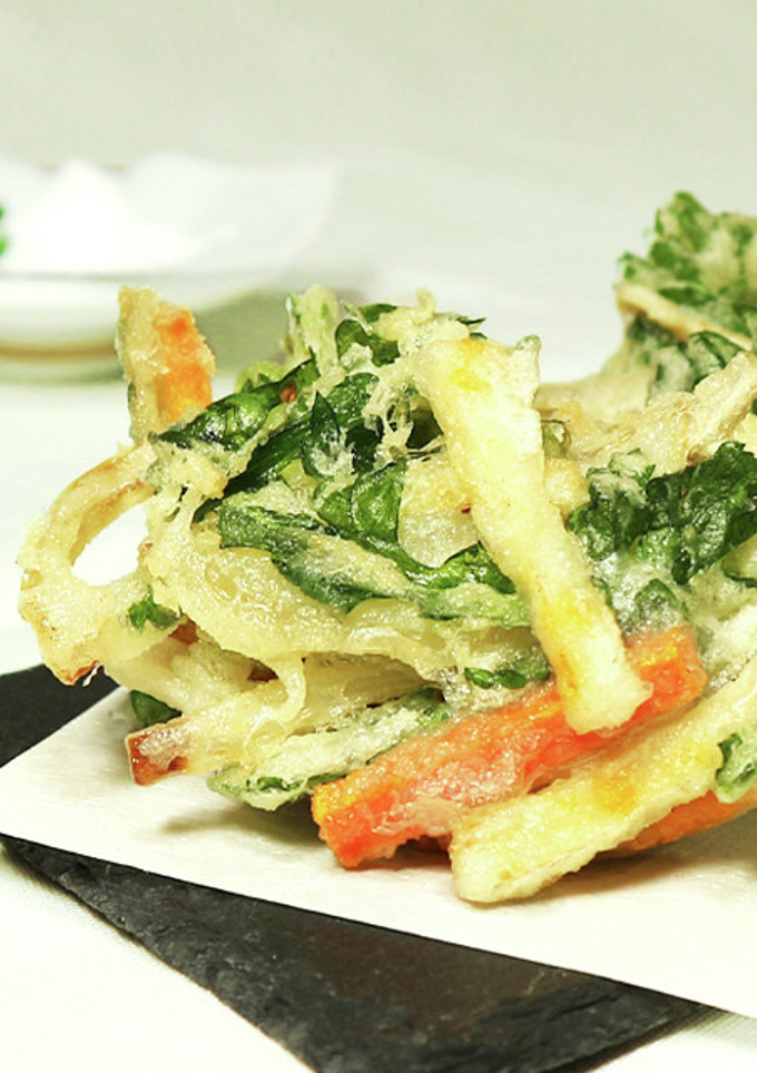 冬野菜とチーかまのサクフワかき揚げ-レシピのメイン写真
