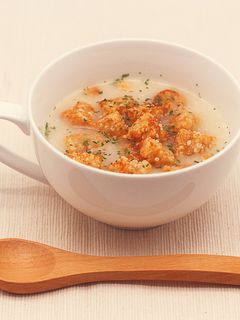 玄米スティックの玄米クルトンポタージュ-レシピのメイン写真