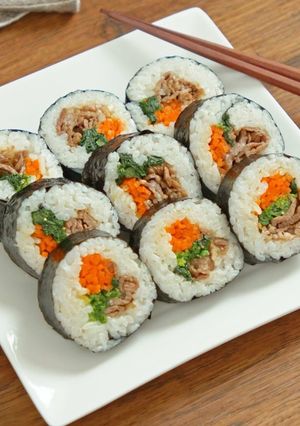 ごま油たっぷりキンパ-レシピのメイン写真