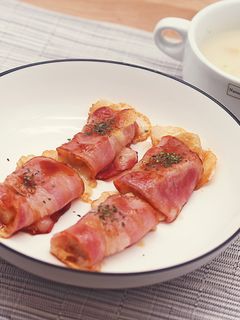 玄米スティックの玄米ベーコンチーズ-レシピのメイン写真