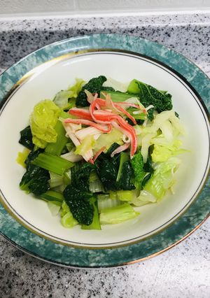 雪菜と白菜のポン酢あえ-レシピのメイン写真