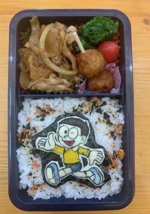 キャラ弁　オブアート　のび太　ドラえもん-レシピのメイン写真