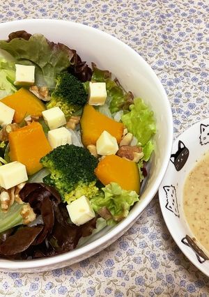 かぼちゃとブロッコリーのサラダ-レシピのメイン写真