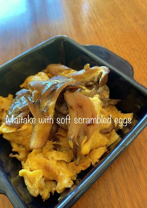 #手軽に栄養！舞茸のスクランブルエッグ-レシピのメイン写真