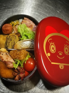 ノアちゃんの焼鮭とベーコン弁当(^^)-レシピのメイン写真