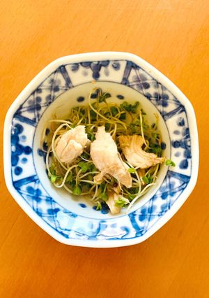 【常備菜】ささみとスプラウトの中華サラダ-レシピのメイン写真