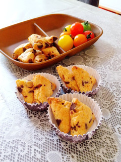 バレンタイン♡HM簡単ミニチョコスコーン-レシピのメイン写真
