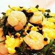 塩漬け胡椒が香る【海老入りにら玉】