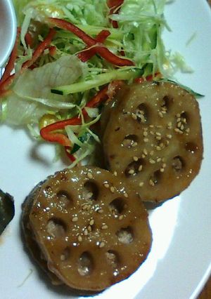 レンコンのはさみ焼き-レシピのメイン写真