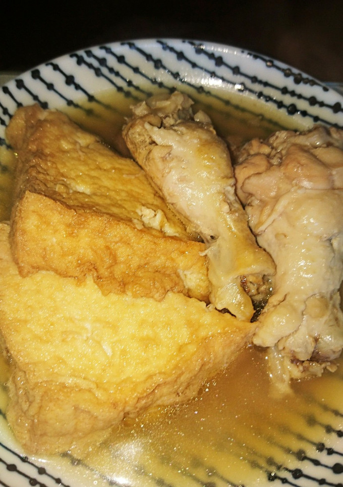味染み染み！手羽元と厚揚げの煮物-レシピのメイン写真