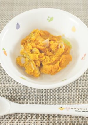 【離乳食中期】きゅうりとかぼちゃのサラダ-レシピのメイン写真