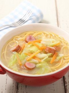残り野菜で具沢山スープヌードル-レシピのメイン写真