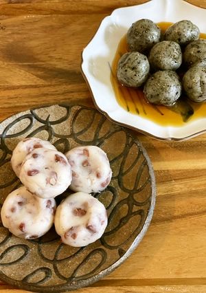 甘酒だんご①-レシピのメイン写真