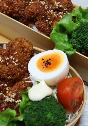 合格祈願!ソースかつ丼弁当【JA福井県】-レシピのメイン写真