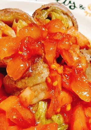 簡単！シャキッと美味しいレタスの肉巻き-レシピのメイン写真