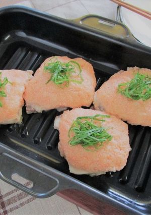かじきの明太とろとろ焼き-レシピのメイン写真
