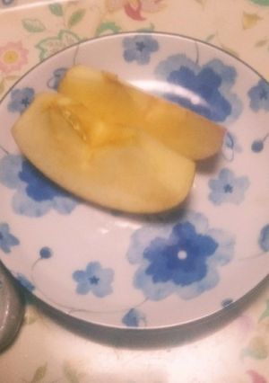 食後にも！健康やお腹持ちにも！カット林檎-レシピのメイン写真