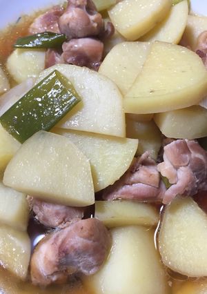 鶏肉とジャガイモの粉ふき煮-レシピのメイン写真