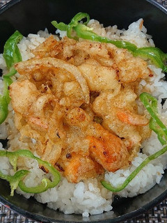 ホタテと野菜のかき揚げ丼-レシピのメイン写真