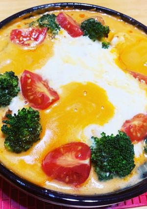 ラザニア鍋 鍋焼きうどん風に楽しむ-レシピのメイン写真