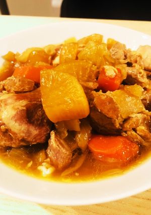 　クッキングプロで鶏肉大根の煮物-レシピのメイン写真