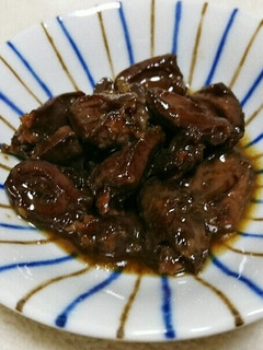 鶏ハツのめんつゆ生姜煮-レシピのメイン写真