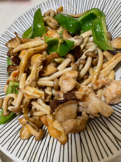 鶏ももとキノコのオイスター炒め-レシピのメイン写真