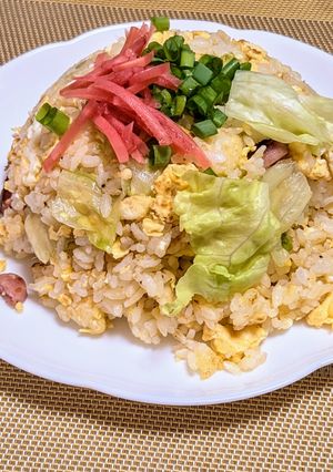 のっけ盛りマヨレタスチャーハン-レシピのメイン写真