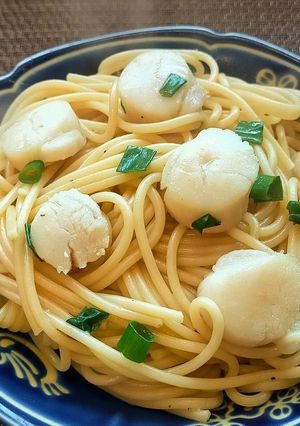 ホタテ貝柱のバター醤油パスタ-レシピのメイン写真