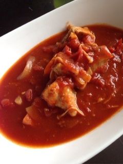 トマト缶でチキンのトマト煮込み-レシピのメイン写真
