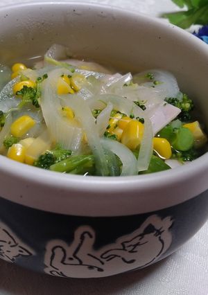 ブロッコリーの簡単暖か♡スープ-レシピのメイン写真