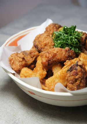 食材2つ*真さばと長芋の竜田揚げ-レシピのメイン写真