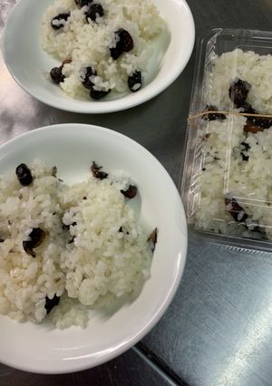 富山の味、黒豆おこわ、別名みたま-レシピのメイン写真