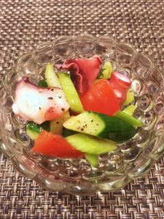 タコとセロリのマリネ-レシピのメイン写真