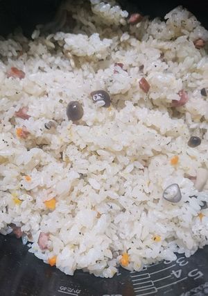 時短！炊飯器できのこのピラフ♪♪♪-レシピのメイン写真