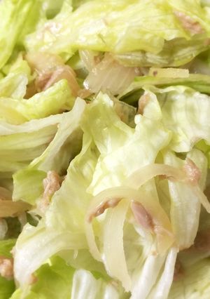 もりもり食べれるレタスとツナのサラダ-レシピのメイン写真