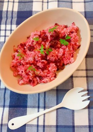 ビーツごはんココナッツ風味-レシピのメイン写真